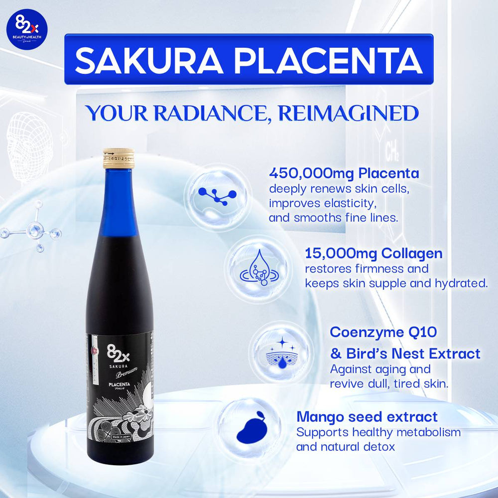 
                  
                    82X Placenta 450000mg Sakura Premium Health Supplement 500ml
                  
                